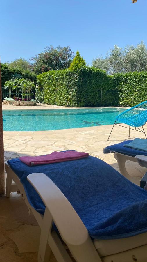 2 Pieces Rdc Villa Piscine La Roquette-sur-Siagne Екстер'єр фото