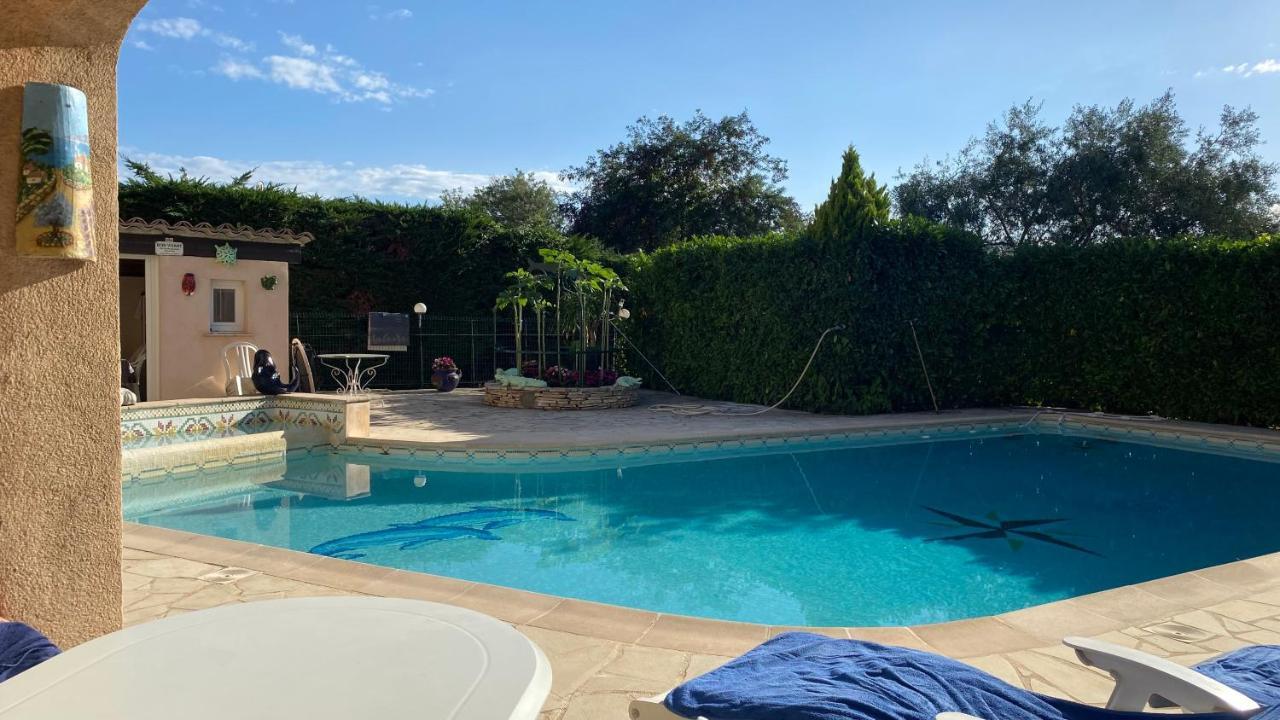 2 Pieces Rdc Villa Piscine La Roquette-sur-Siagne Екстер'єр фото