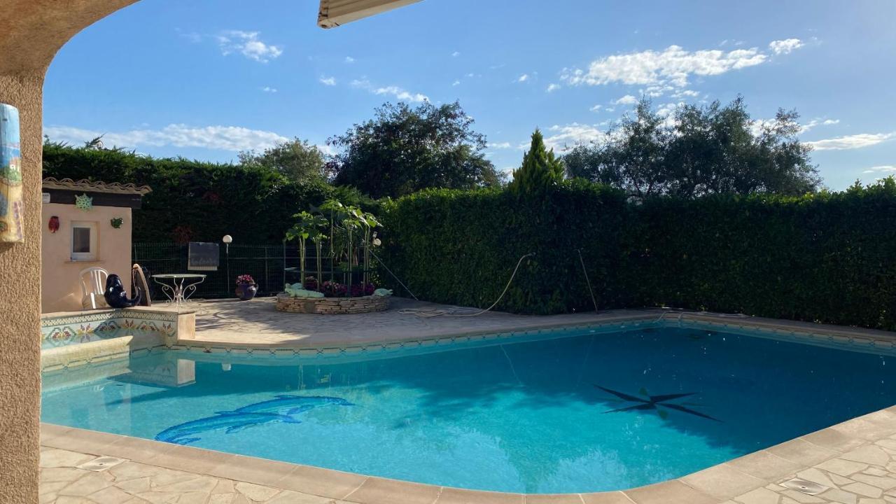 2 Pieces Rdc Villa Piscine La Roquette-sur-Siagne Екстер'єр фото