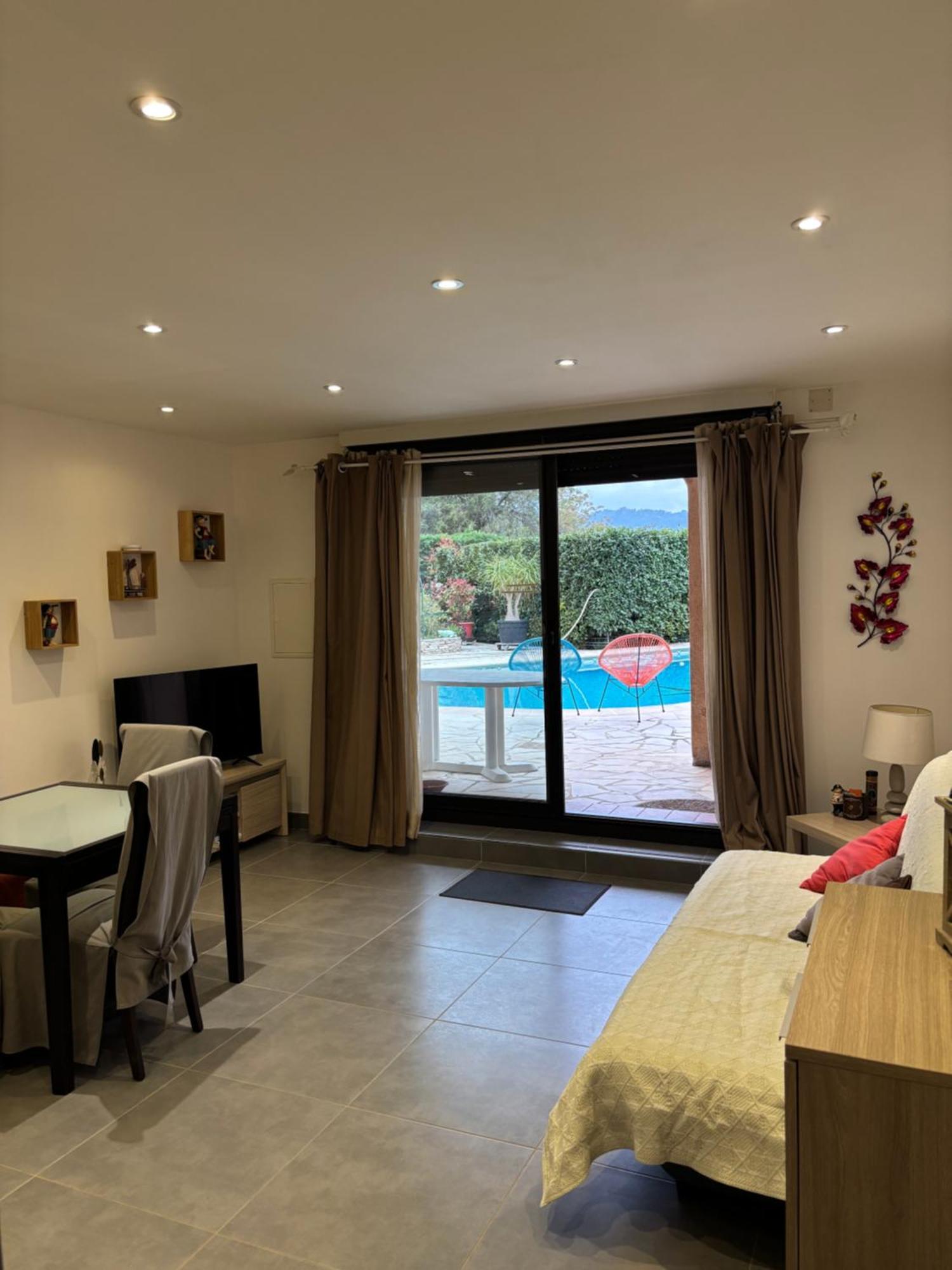 2 Pieces Rdc Villa Piscine La Roquette-sur-Siagne Екстер'єр фото